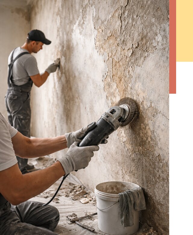 Снятие и удаление краски со стен в Муроме от 2144 руб. — ОТДЕЛОЧНИК-Мум