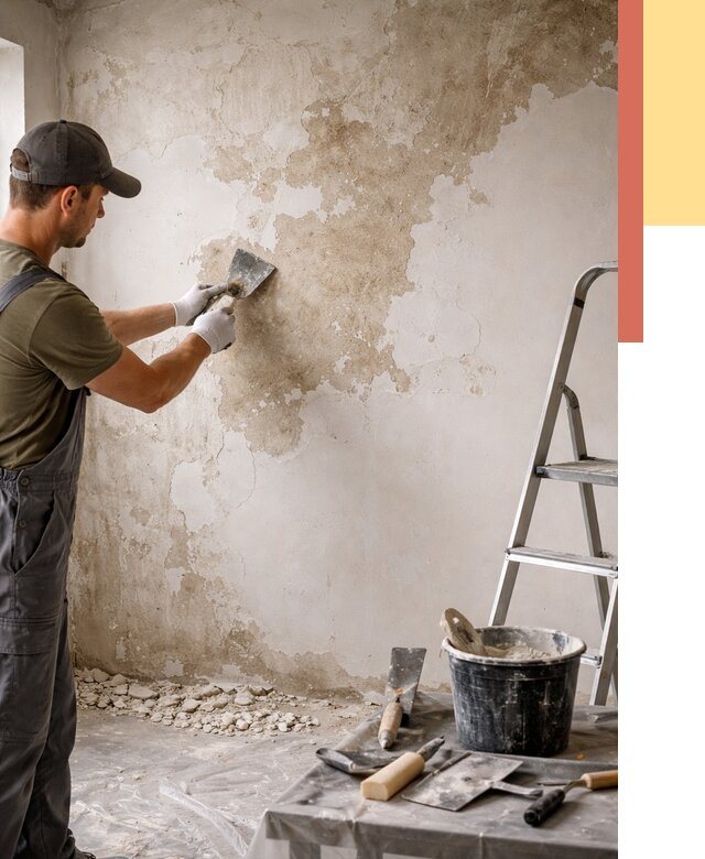 Снятие старой шпаклевки в Муроме от 1889 руб. — быстро и недорого | ОТДЕЛОЧНИК-Мум