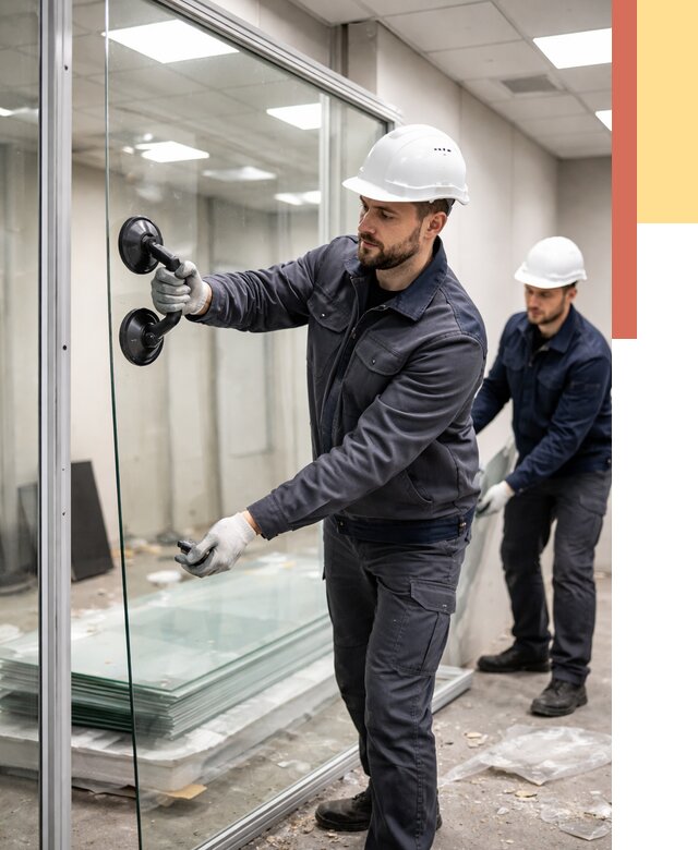 Демонтаж стеклянных перегородок в Муроме от 3267 руб. — быстро и недорого | ОТДЕЛОЧНИК-Мум