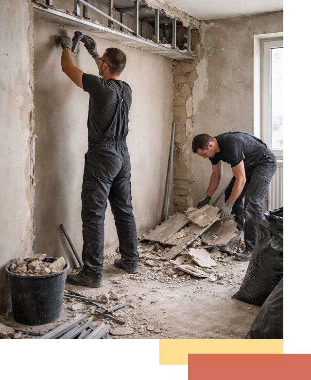 Демонтаж короба из гипсокартона в Муроме быстро и аккуратно