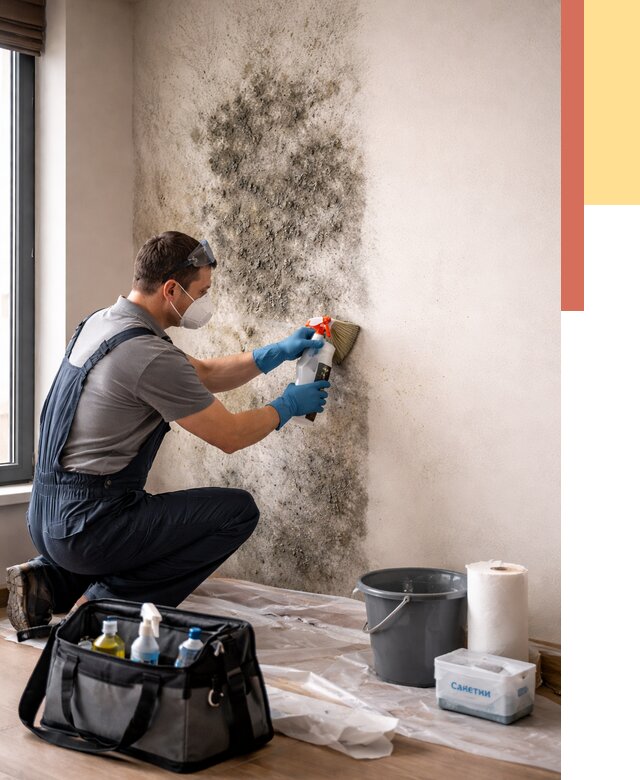 Удаление плесени со стен в Муроме от 2195 руб. — быстро и недорого | ОТДЕЛОЧНИК-Мум