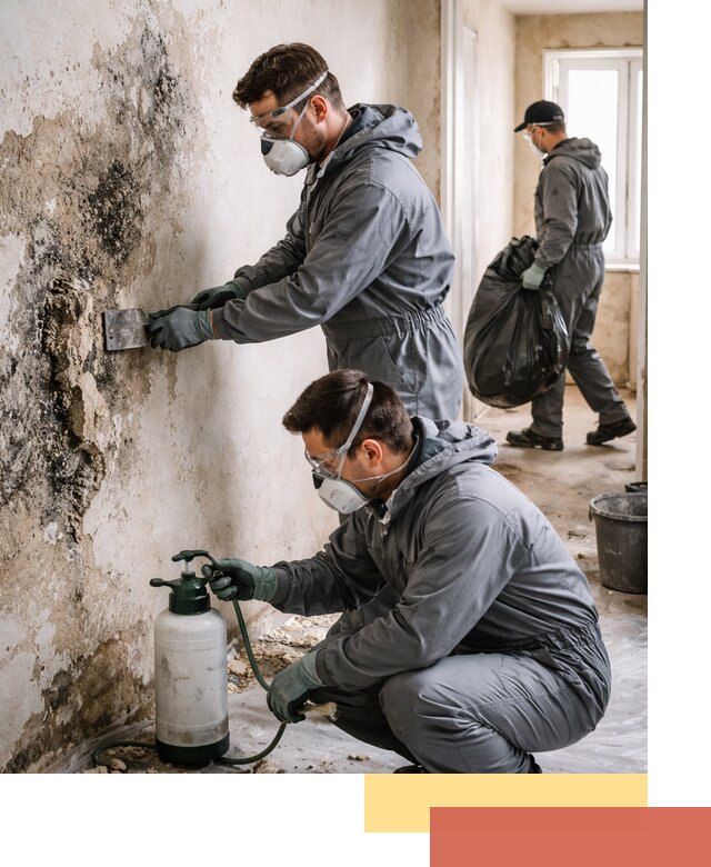 Удаление плесени со стен профессионально в Муроме