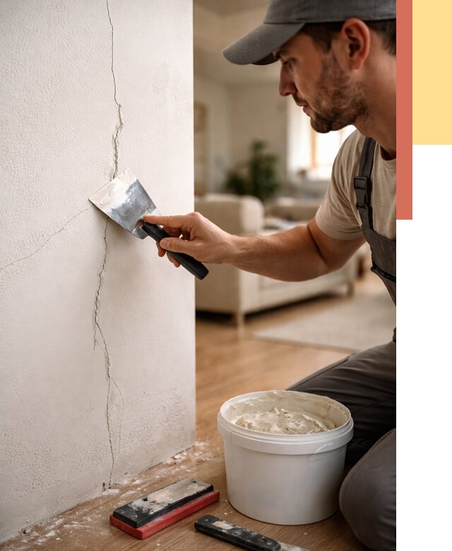 Заделка трещин и сколов в Муроме от 2501 руб. — быстро и недорого | ОТДЕЛОЧНИК-Мум