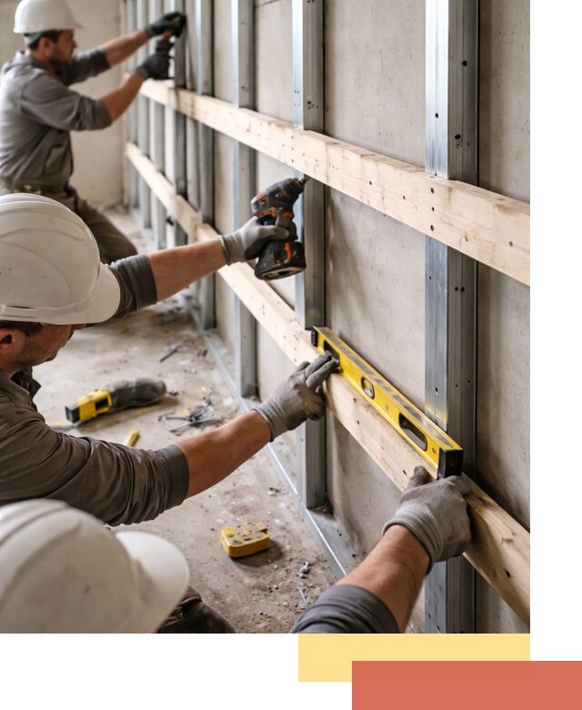 Устройство обрешетки под панели в Муроме