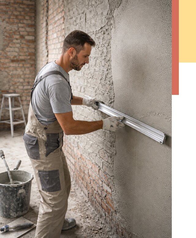 Штукатурка кирпичных стен в Муроме от 4595 руб/м2 — быстро и недорого | ОТДЕЛОЧНИК-Мум