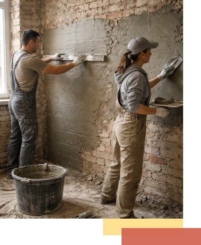 Штукатурка кирпичных стен в Муроме — качественно и надежно