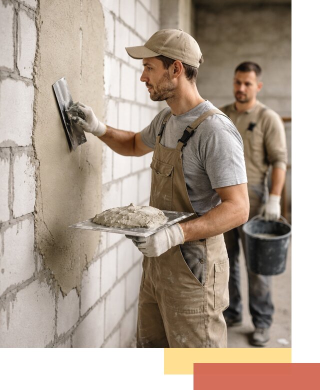 Штукатурка стен из газобетона в Муроме под ключ