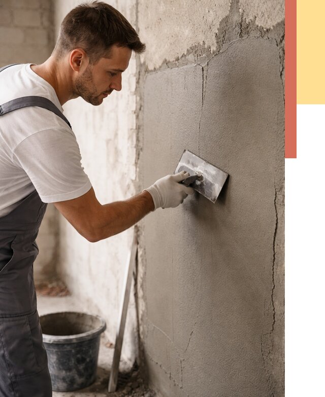 Штукатурка стен под плитку в Муроме от 4288 руб./м2 — выравнивание под плитку | ОТДЕЛОЧНИК-Мум