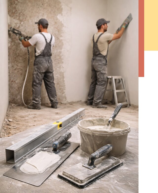 Штукатурка стен под обои в Муроме от 4595 руб./м2 — выравнивание под обои | ОТДЕЛОЧНИК-Мум