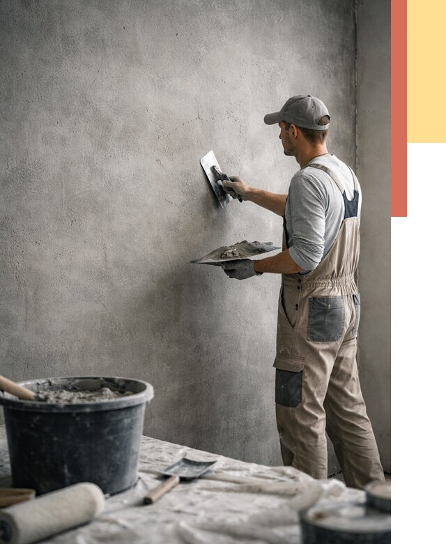 Декоративная штукатурка под бетон в Муроме от 2553 руб./м² — нанесение под ключ | ОТДЕЛОЧНИК-Мум