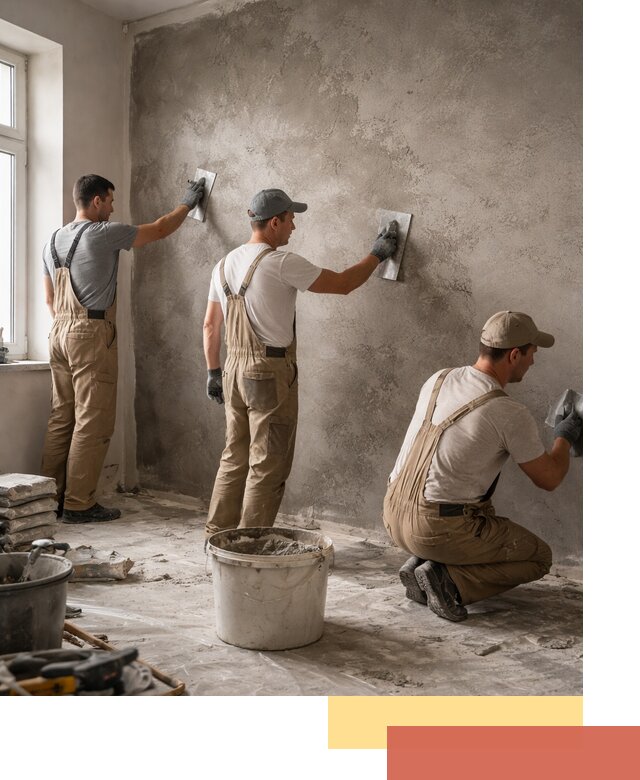 Декоративная штукатурка под бетон в Муроме для стен и потолков