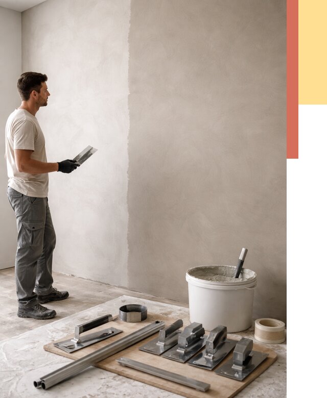 Нанесение микроцемента на стены в Муроме от 3267 руб./м2 под ключ | ОТДЕЛОЧНИК-Мум