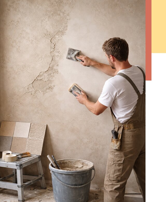 Ремонт декоративной штукатурки в Муроме от 4595 руб. под ключ | ОТДЕЛОЧНИК-Мум