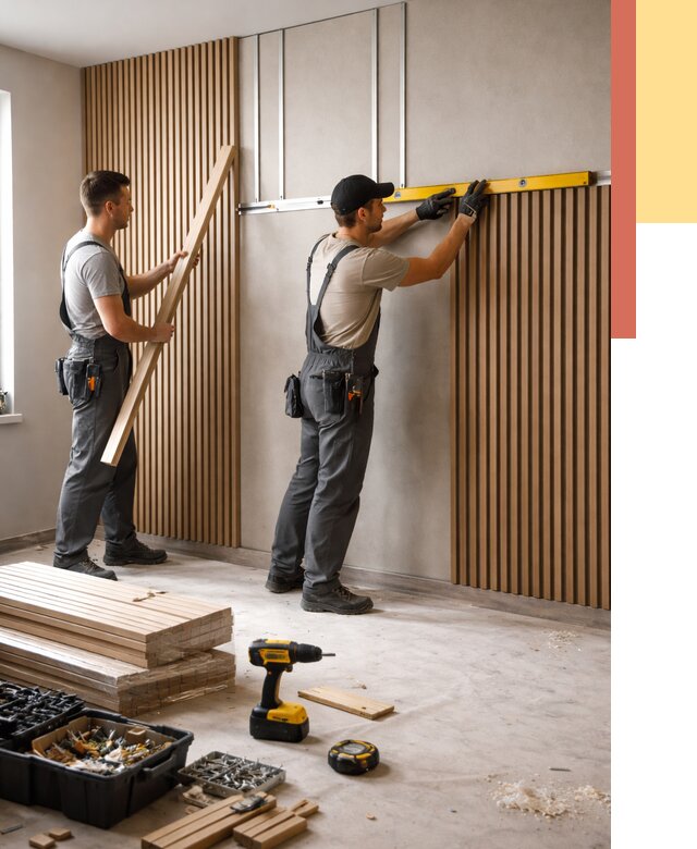 Монтаж реечных панелей на стены в Муроме от 1225 руб. — быстро и недорого | ОТДЕЛОЧНИК-Мум