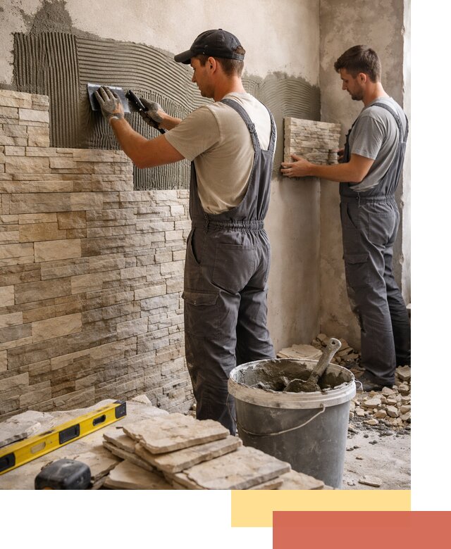 Монтаж искусственного камня в Муроме — облицовка стен и фасадов