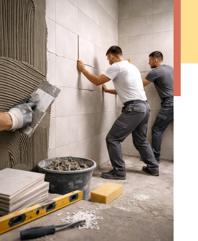 Укладка плитки на стены в Муроме от 868 руб. — качественно и недорого | ОТДЕЛОЧНИК-Мум