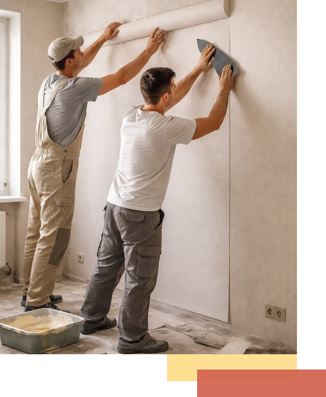 Поклейка виниловых обоев в Муроме профессионально и качественно