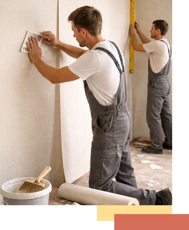 Поклейка бумажных обоев в Муроме качественно и недорого