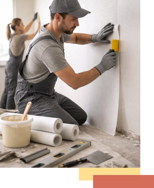 Поклейка стеклообоев профессионально в Муроме