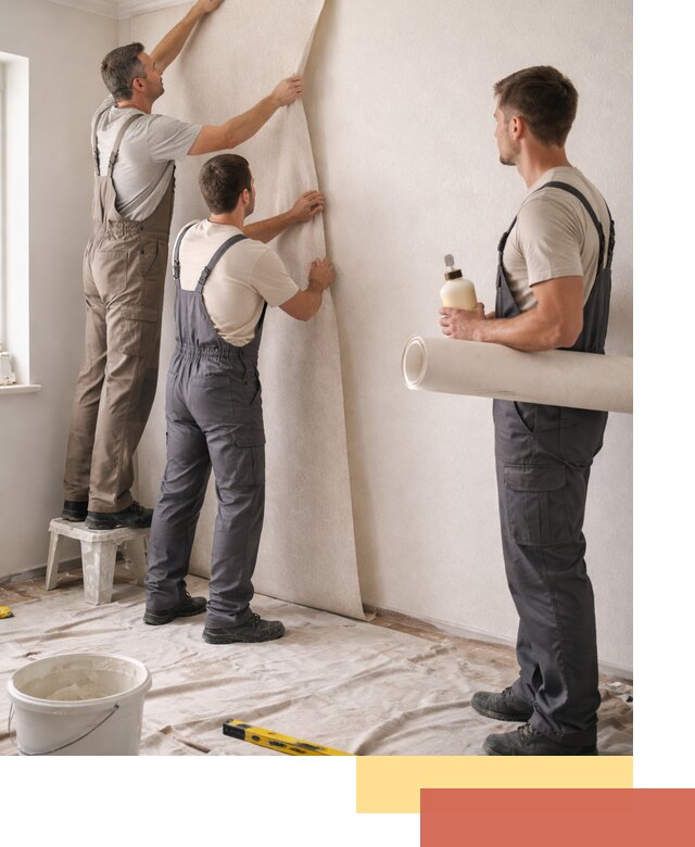 Оклейка стен обоями в Муроме — качественно и профессионально