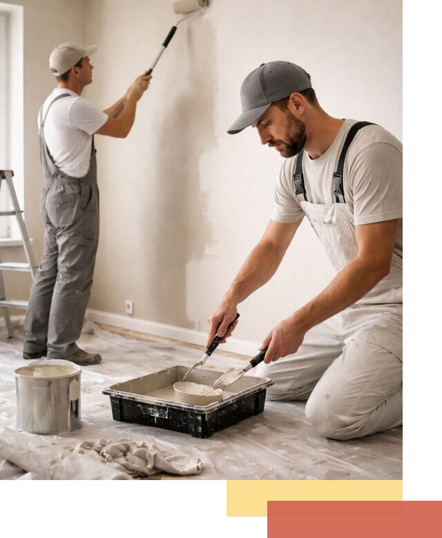 Покраска стен в квартире в Муроме — профессионально и аккуратно