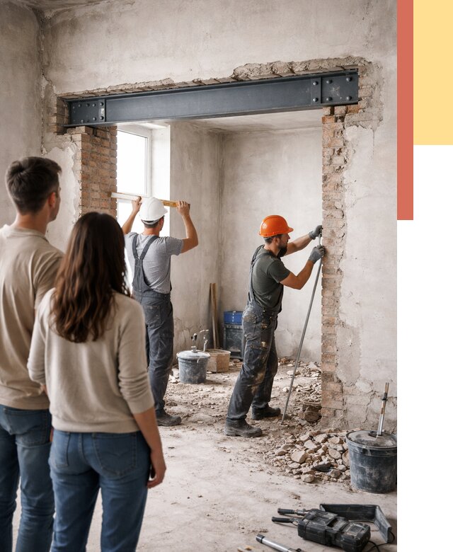 Усиление проема в стене в Муроме от 9700 руб. — усиление дверного проема металлоконструкцией | ОТДЕЛОЧНИК-Мум