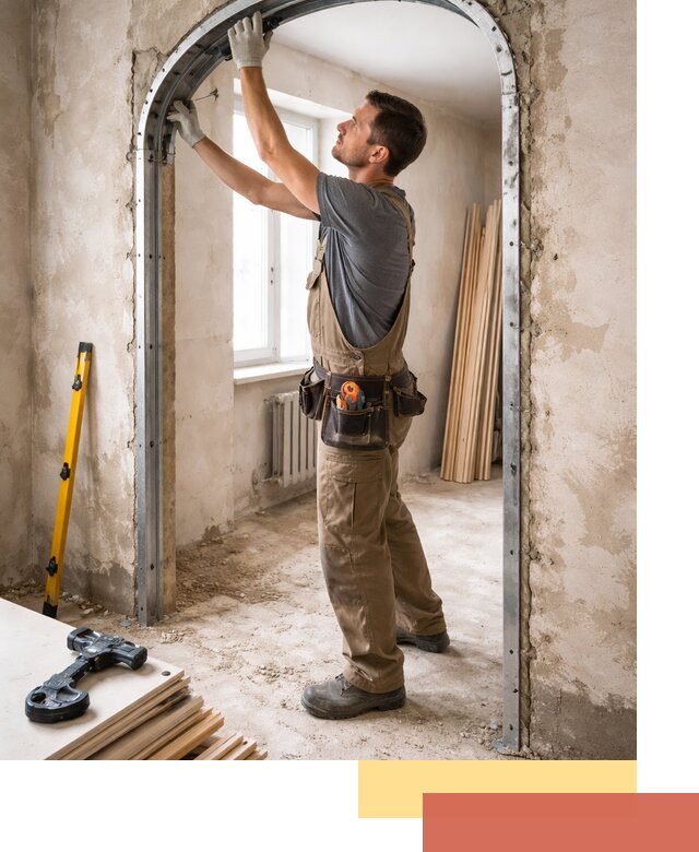 Устройство арочного проема в Муроме под ключ