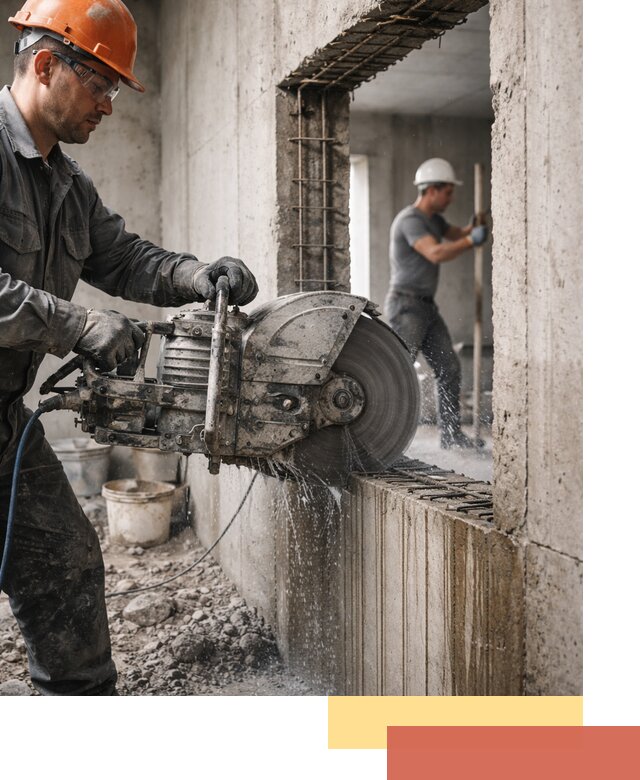 Алмазная резка проемов в Муроме быстро и точно