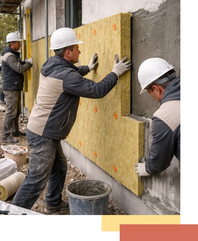 Утепление стен минватой в Муроме — тепло и звукоизоляция