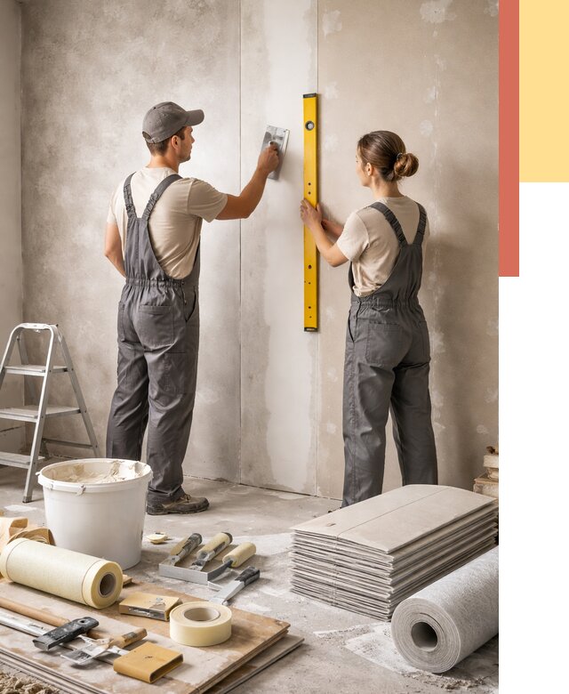 Отделка стен в Муроме от 1532 руб/м² — недорого, быстро, под ключ | ОТДЕЛОЧНИК-Мум