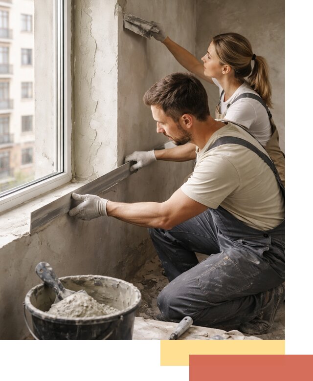 Штукатурка откосов дверей и окон профессионально в Муроме