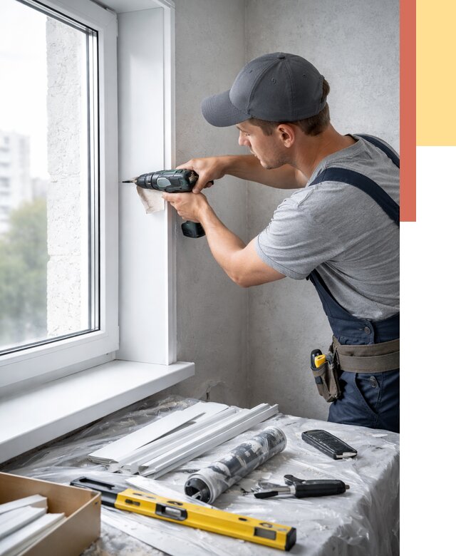 Установка пластиковых откосов в Муроме от 2297 руб. | ОТДЕЛОЧНИК-Мум монтаж, быстро и недорого