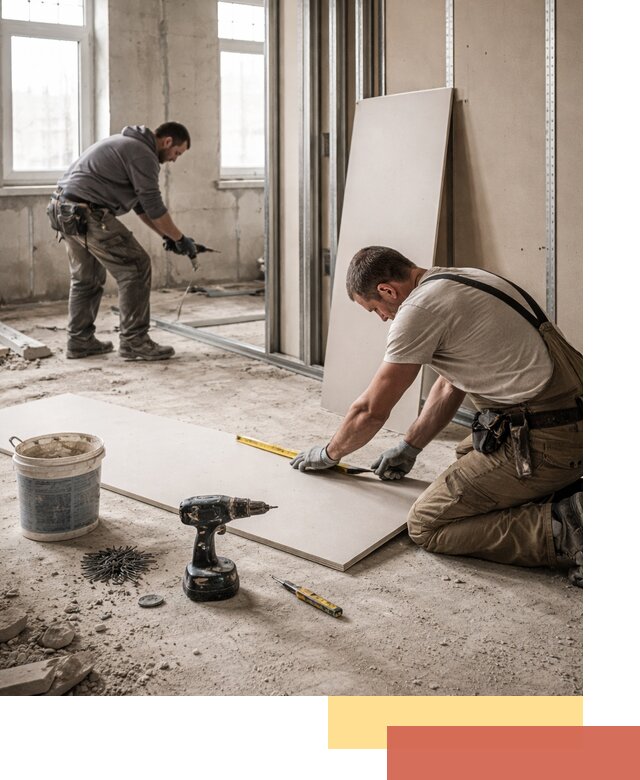 Кладка перегородок из ПГП под ключ в Муроме