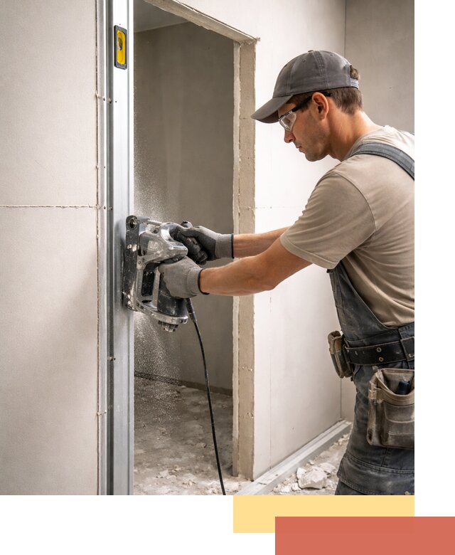 Устройство дверного проема в перегородке в Муроме