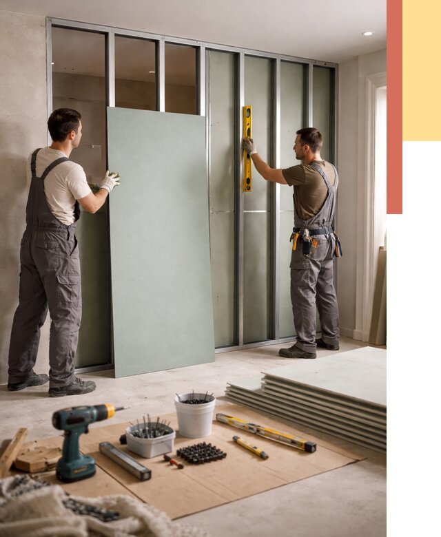 Перегородка из влагостойкого гипсокартона в Муроме от 4901 руб. — монтаж под ключ | ОТДЕЛОЧНИК-Мум