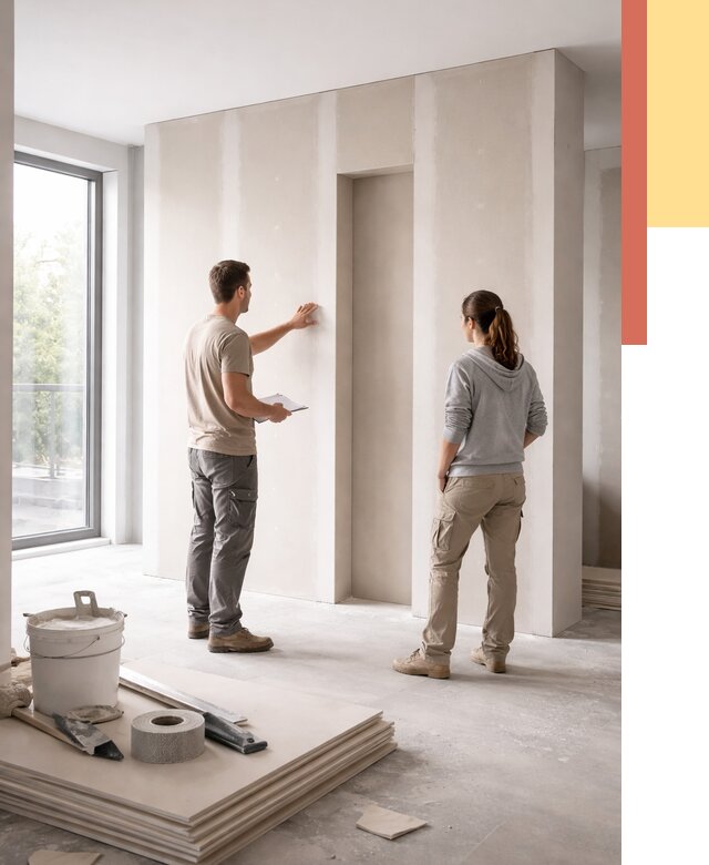 Зонирующая перегородка из гипсокартона в Муроме от 2859 руб. под ключ | ОТДЕЛОЧНИК-Мум