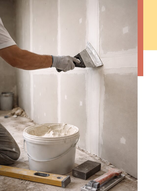 Шпаклевка перегородок из гипсокартона в Муроме от 2553 руб. — услуги ОТДЕЛОЧНИК-Мум