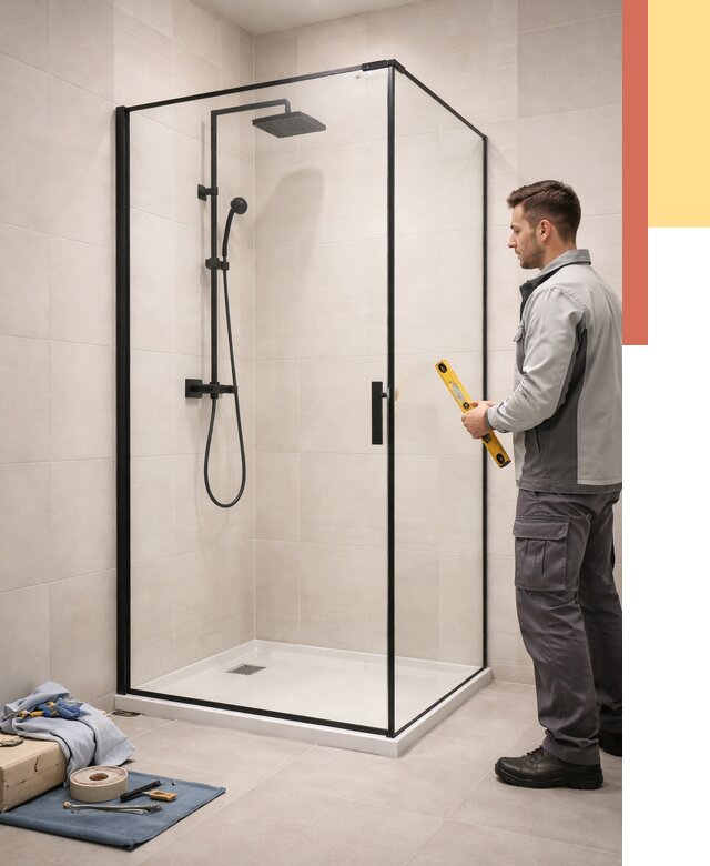 Стеклянные перегородки для душа в Муроме от 12763 руб. | Монтаж под ключ — ОТДЕЛОЧНИК-Мум