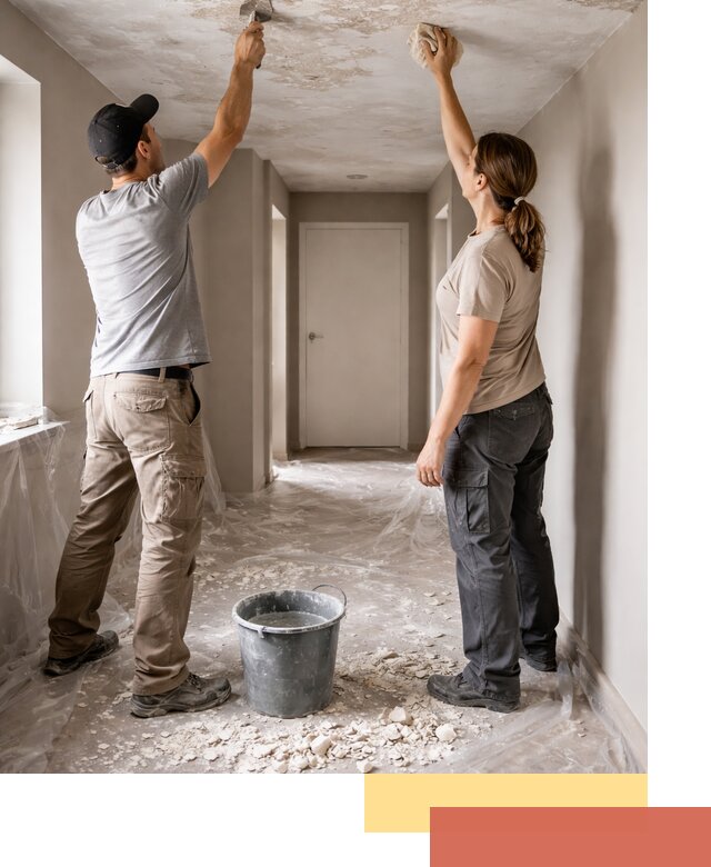 Удаление побелки с потолка в Муроме — быстро и аккуратно