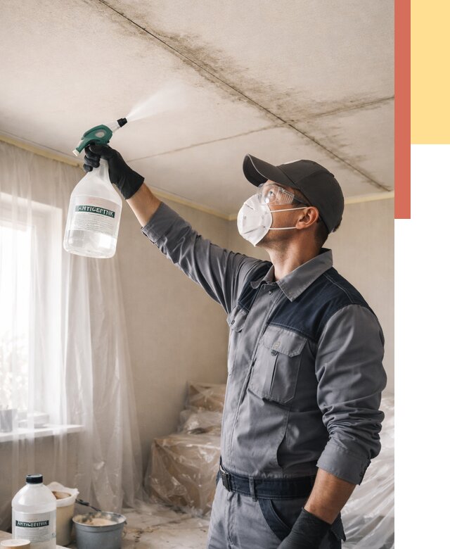 Антисептическая обработка потолка в Муроме от 2553 руб. | ОТДЕЛОЧНИК-Мум