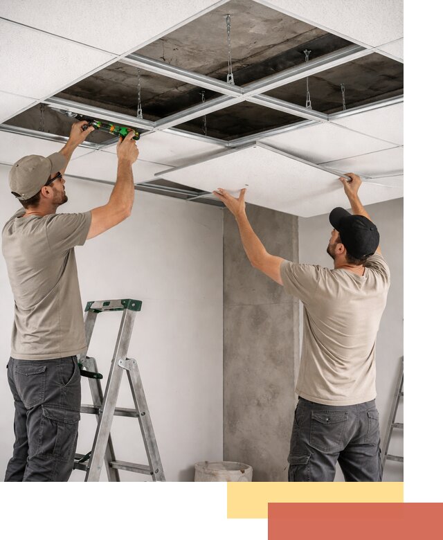 Монтаж потолка Армстронг под ключ в Муроме