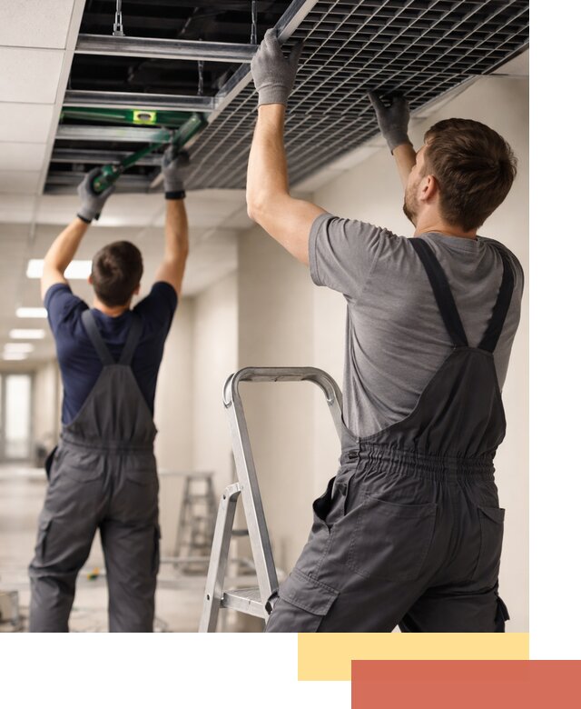 Монтаж потолка Грильято в Муроме: установка под ключ качественно