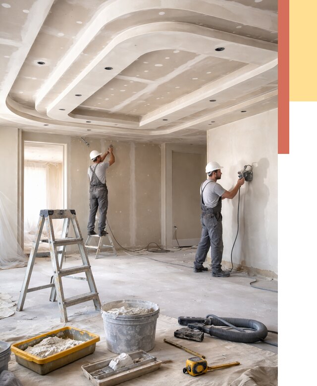 Многоуровневый потолок из гипсокартона в Муроме от 766 руб. под ключ | ОТДЕЛОЧНИК-Мум