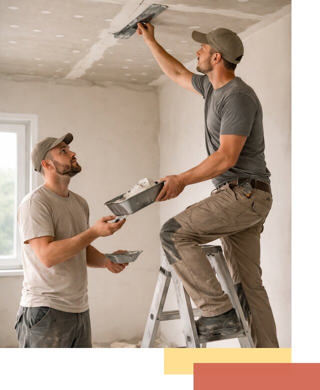 Шпаклевка потолка из гипсокартона в Муроме качественно и быстро