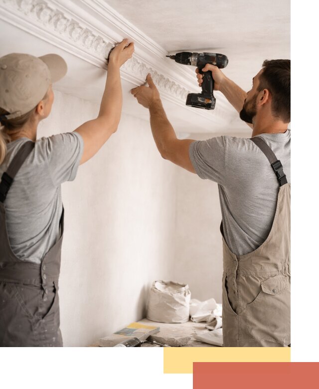 Профессиональный монтаж лепнины на потолок в Муроме