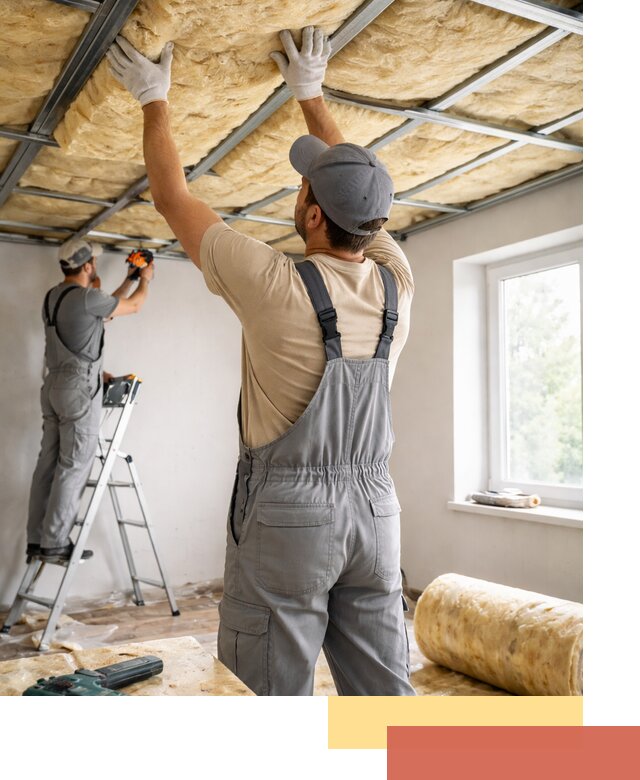 Утепление потолка под ключ в Муроме качественно и быстро