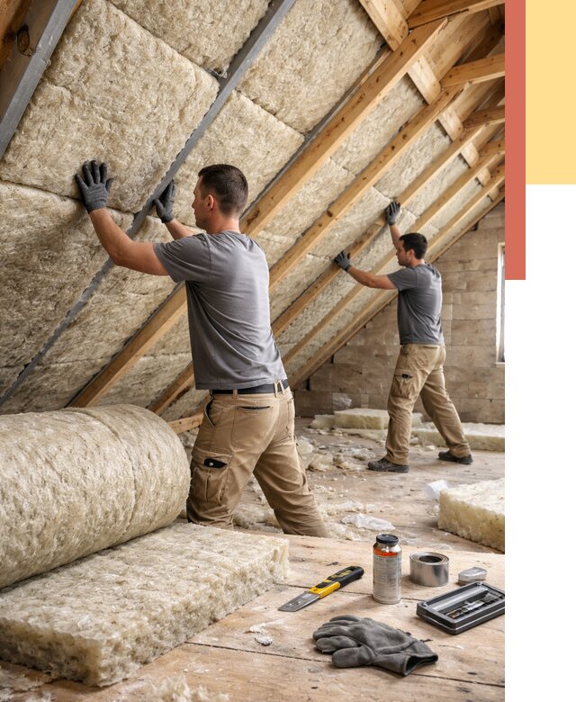 Утепление потолка минватой в Муроме от 1480 руб. — быстро и недорого | ОТДЕЛОЧНИК-Мум